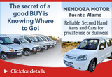 Mendoza Motor S.L Fuente Alamo Murcia