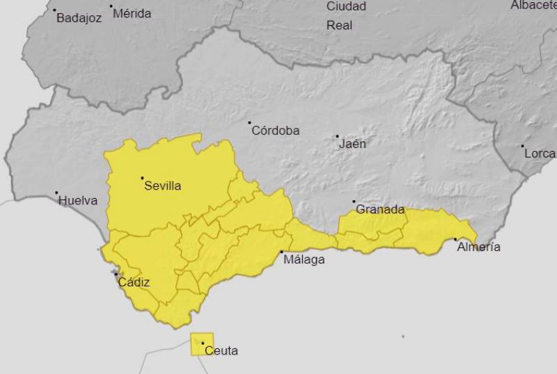 Storm warnings for Spanish Costas: Andalusia weekly weather forecast October 14-20