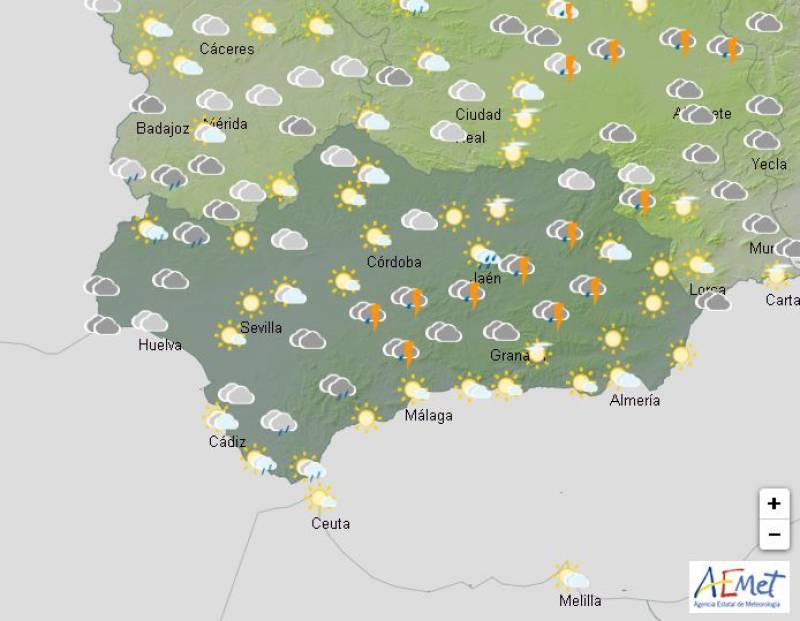 Breezy and wet this week: Andalusia weather forecast January 6-9