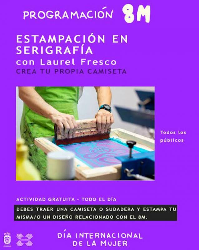 March 8 International Women’s Day arts and crafts market in the heart of Los Alcázares