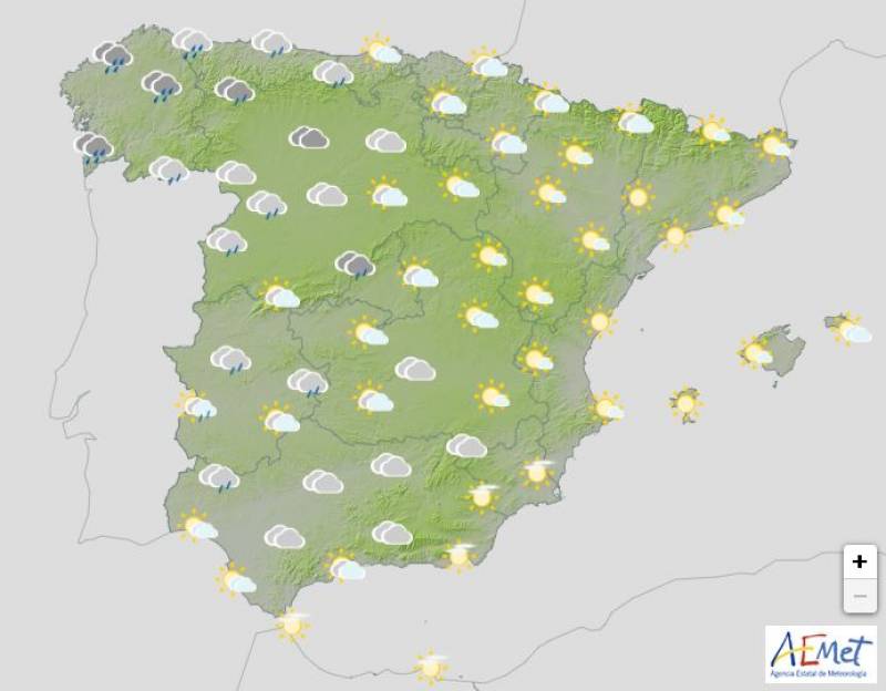 Wet and windy Easter across Spain: Weather forecast April 14-17