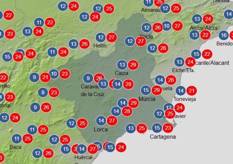 Murcia braced for massive storm this week: This is when the rain will hit, says weather forecast April 21-24
