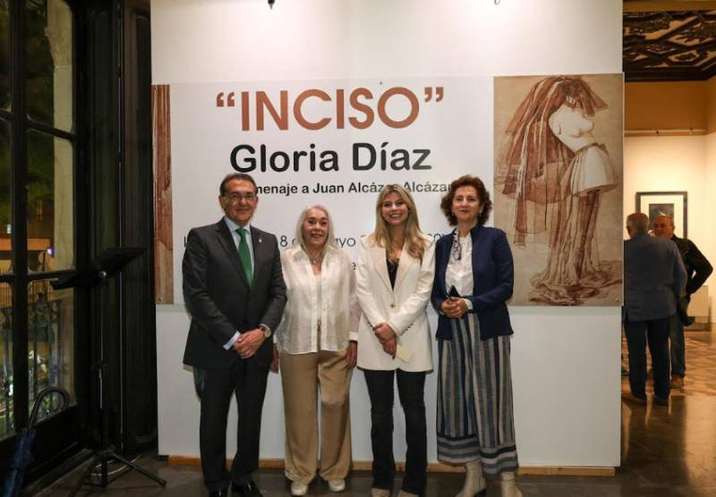 Until May 30 Inciso, an exhibition in Lorca by artist Gloria Díaz