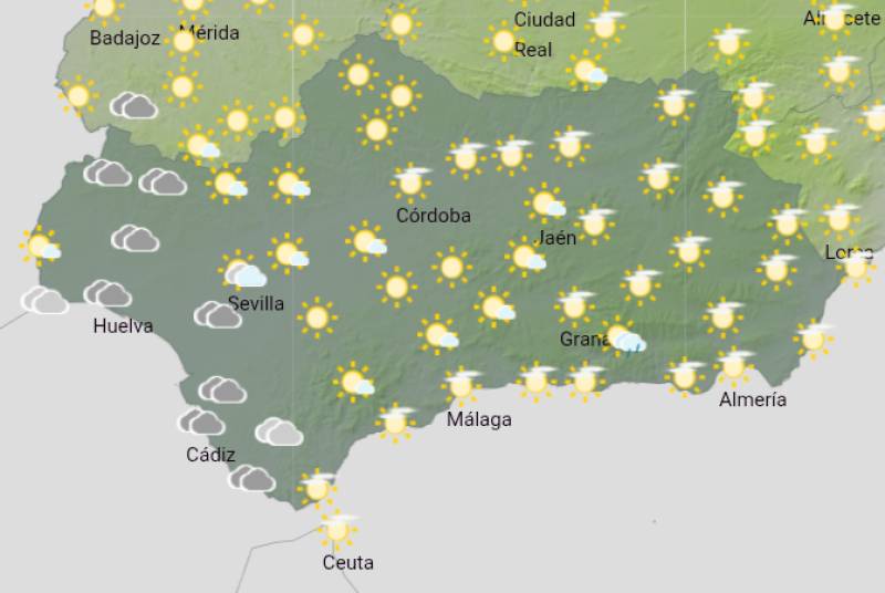 Andalucía weekly weather forecast June 2-5: Cooler in the west but warmer by Thursday