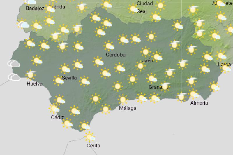 Andalucía weekly weather forecast June 2-5: Cooler in the west but warmer by Thursday