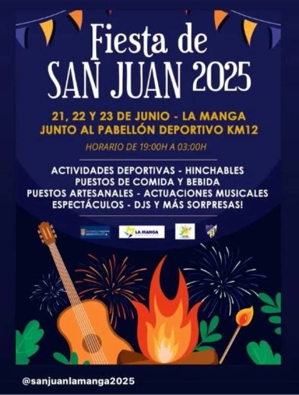 June 21, 22 & 23 San Juan Fiesta in La Manga