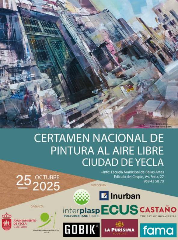 October 25 Open-air painting competition in Yecla