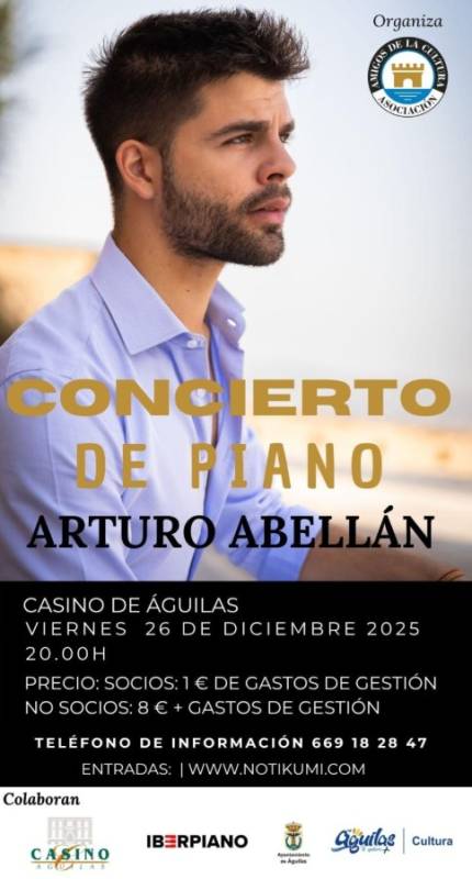 December 26 Piano recital in Águilas