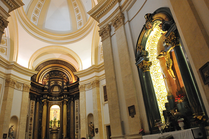 The church of San Lorenzo in the city of Murcia