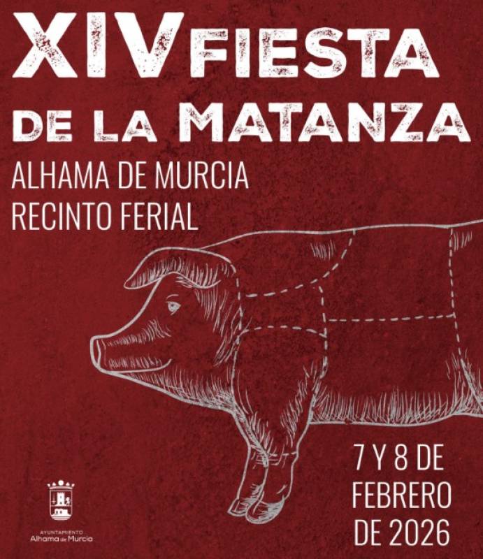 February 7 and 8 Annual Matanza fresh pork festival in Alhama de Murcia