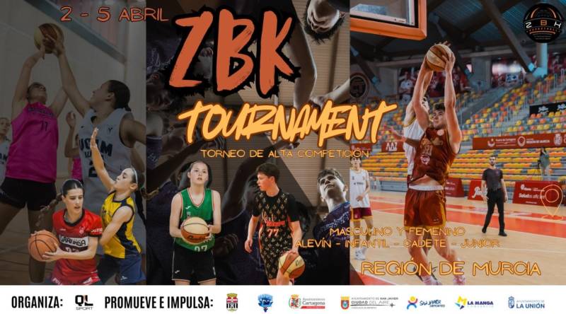 April 2 to 5 International youth basketball tournament in San Javier
