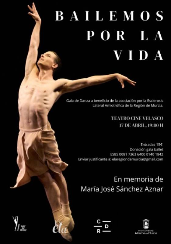 April 17 Dance for Life gala in Alhama de Murcia