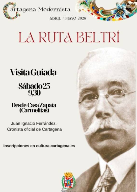 April 25 Free guided tour of the work of architect Víctor Beltrí in Cartagena