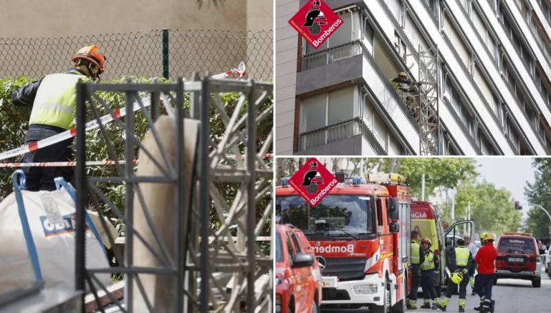 Two dead after scaffolding collapses from 13th floor of Benidorm tower
