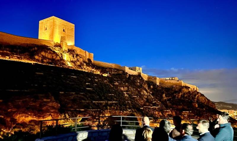 New nocturnal illumination for Lorca castle