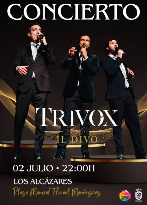 July 2 Free tribute to Il Divo in Los Alcázares