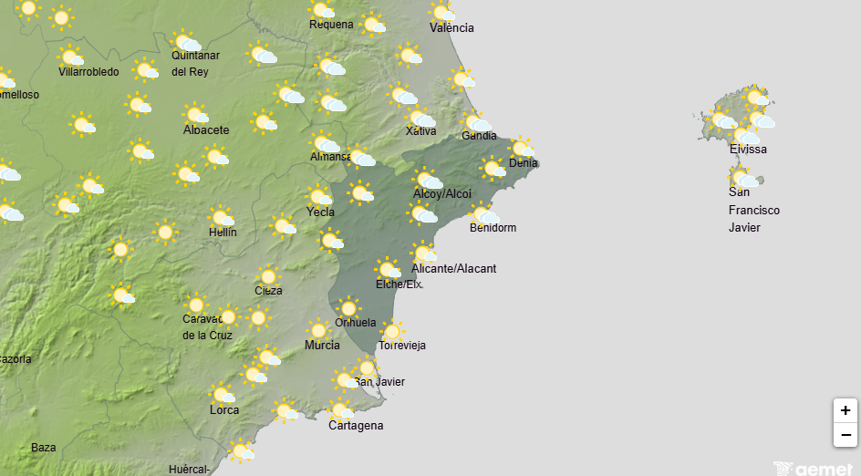 Hot and sunny week ahead: Alicante weather forecast June 15-18