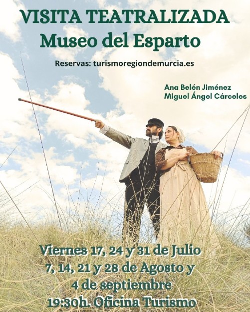 July 24 Free dramatized visit to the esparto grass museum of Aguilas