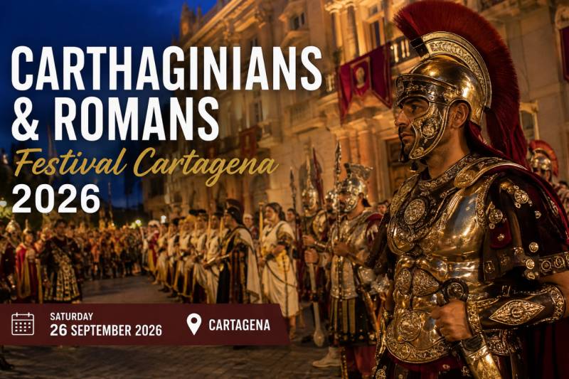 Step back in time with Raquel Tours at Cartagena's famous Carthaginians & Romans Festival