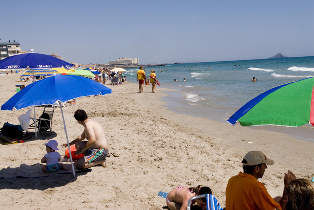 Cartagena beaches: Playa del Barco Perdido (Sirenas) La Manga del Mar Menor